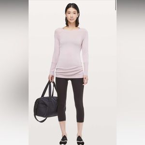 Lululemon Wunder Under Crop (Hi-Rise) *Full-On Luxtreme 21" sz 6 Black